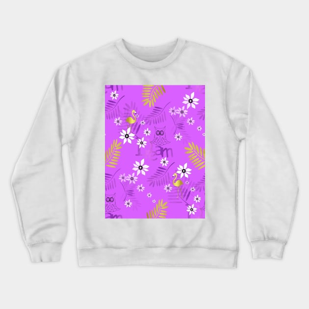 Dreamy Tropical Design Crewneck Sweatshirt by SartorisArt1